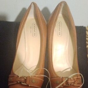 Coach Women's Brown Leather Loafers